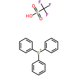 三苯基硫三氟甲烷磺酸盐结构式_66003-78-9结构式