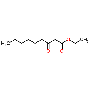 庚酰乙酸乙酯结构式_6622-36-2结构式