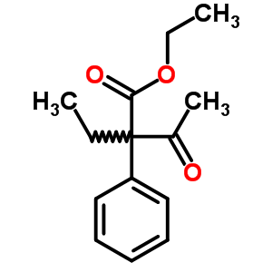 2-乙基-3-氧代-2-苯基-丁酸乙酯结构式_6623-45-6结构式