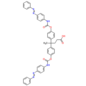 (9CI)-g-甲基-4-[[[[4-(苯基氮杂)苯基]氨基]羰基]氧基]-g-[4-[[[[4-(苯基氮杂)苯基]氨基]羰基]氧基]苯基]-苯丁酸结构式_6625-43-0结构式