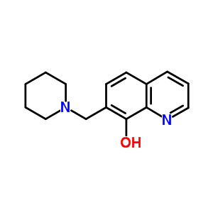 8-Quinolinol,7-(1-piperidinylmethyl)- Structure,6632-09-3Structure
