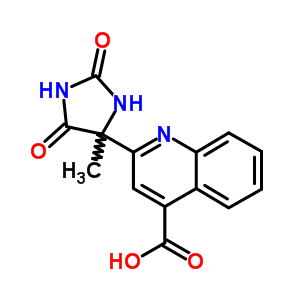 2-(4-甲基-2,5-二氧代-4-咪唑啉)-4-喹啉羧酸结构式_66326-00-9结构式