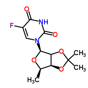 5-Deoxy-2,3-o-isopropylidene-5-fluorouridine Structure,66335-39-5Structure