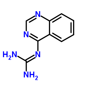2-喹唑啉-4-胍结构式_6635-74-1结构式