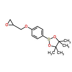 4-(环氧乙烷-2-基甲氧基)苯硼酸频那醇酯结构式_664991-83-7结构式