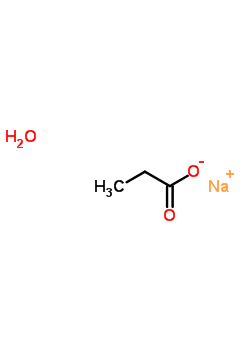 丙酸钠盐水合物结构式_6700-17-0结构式