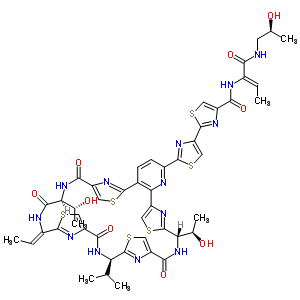 Micrococcin p1 Structure,67401-56-3Structure