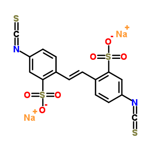 4,4-二异硫氰酸基-2,2-二苯乙烯磺酸二钠结构式_67483-13-0结构式