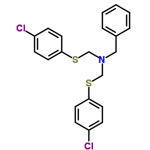 N-苄基-1-(4-氯苯基)磺酰基-n-[(4-氯苯基)磺酰基甲基]甲胺结构式_67857-75-4结构式