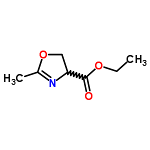 2-甲基-4,5-二氢噁唑-4-羧酸乙酯结构式_68683-04-5结构式