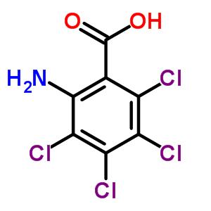 四氯邻氨基苯甲酸结构式_6923-69-9结构式