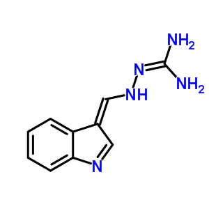 2-[[(Z)-吲哚-3-基甲基]氨基]胍结构式_6928-16-1结构式