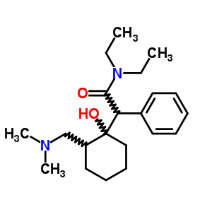 2-[2-(二甲基氨基甲基)-1-羟基-环己基]-N,N-二乙基-2-苯基-乙酰胺结构式_6940-22-3结构式