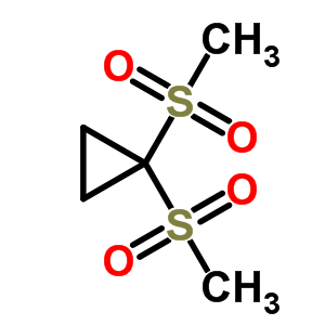 1,1-双(甲基磺酰基)-环丙烷结构式_6952-64-3结构式
