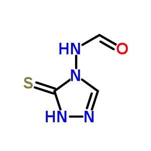 n-(1,5-二氢-5-硫氧代-4H-1,2,4-噻唑-4-基)-甲酰胺结构式_69659-17-2结构式