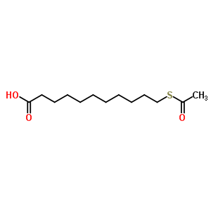 Undecanoic acid,11-(acetylthio)- Structure,6974-31-8Structure