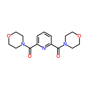 (9CI)-4,4-(2,6-吡啶二基二羰基)双-吗啉结构式_69838-99-9结构式