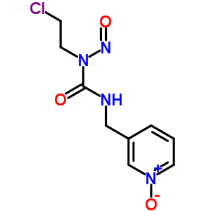Urea,n-(2-chloroethyl)-n-nitroso-n-[(1-oxido-3-pyridinyl)methyl]- Structure,70015-86-0Structure