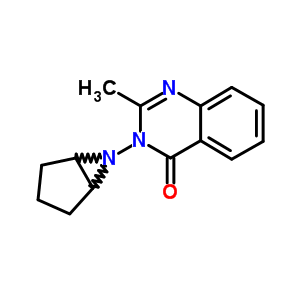 3-(6-氮杂双环(3.1.0)-6-己基)-2-甲基-4(3h)-喹唑啉酮结构式_70575-38-1结构式