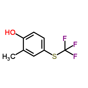 2-Methyl-4-(trifluoromethylthio)phenol Structure,709-96-6Structure