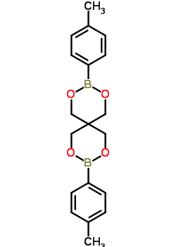 3,9-二(4-甲基苯基)-2,4,8,10-四氧杂-3,9-二硼杂螺[5.5]十一烷结构式_7091-41-0结构式