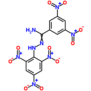 3,5-二硝基-n-[(2,4,6-三硝基苯基)氨基]苯羧酰胺结构式_71123-43-8结构式