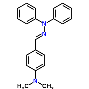 4-(二甲基氨基)苯甲醛二苯基肼酮结构式_71135-02-9结构式