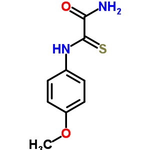 2-(4-Methoxyphenylamino)-2-thioxoacetamide Structure,71369-81-8Structure