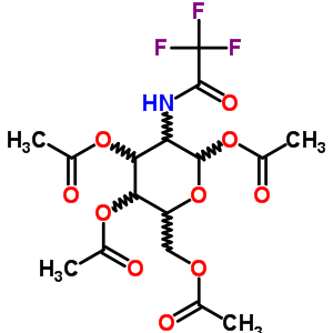 1,3,4,6-四-O-乙酰基-2-脱氧-2-三氟乙酰氨基-D-葡萄糖结构式_7139-63-1结构式