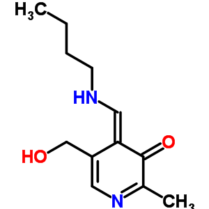 4-[(丁基亚氨基)甲基]-5-羟基-6-甲基-3-吡啶甲醇结构式_7146-98-7结构式