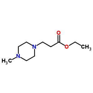 3-(4-甲基-哌嗪-1-基)-丙酸乙酯结构式_7148-05-2结构式
