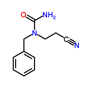 n-(2-氰基乙基)-n-(苯基甲基)-脲结构式_717-73-7结构式