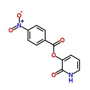 (2-氧代-1H-吡啶-3-基) 4-硝基苯甲酸结构式_71847-98-8结构式