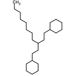 Undecane, 1-cyclohexyl-3-(2-cyclohexylethyl)- Structure,7225-69-6Structure
