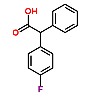 2-(4-Fluorophenyl)-2-phenylacetic acid Structure,723-69-3Structure