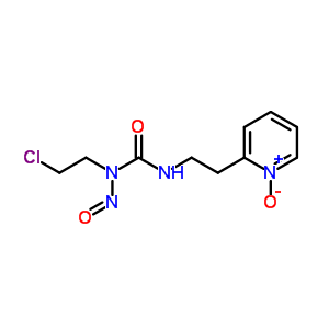Urea, n-(2-chloroethyl)-n-nitroso-n-[2-(2-pyridinyl)ethyl]-, n-oxide Structure,72781-99-8Structure