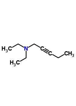 1-二乙基氨基-2-丙炔结构式_73117-10-9结构式