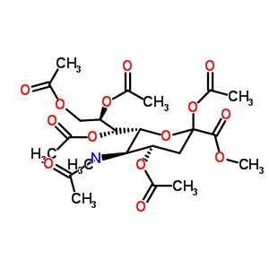 N-acetylneuraminic acid methyl ester 2,4,7,8,9-pentaacetate Structure,73208-82-9Structure
