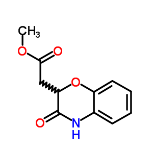 2-(3,4-二氢-3-氧代-2H-苯并[b][1,4]噁嗪-2-基)乙酸甲酯结构式_73219-44-0结构式