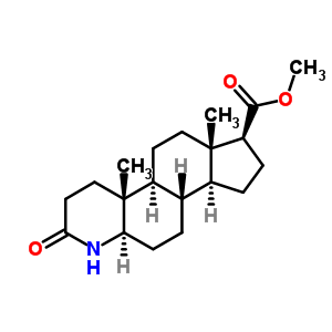 甲基 4-氮杂-5alpha-雄甾-3-酮-17beta-羧酸甲酯结构式_73671-92-8结构式