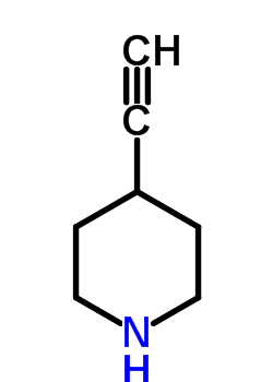 4-乙炔哌啶结构式_738577-08-7结构式