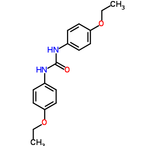 Urea,n,n-bis(4-ethoxyphenyl)- Structure,740-80-7Structure