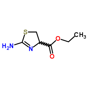 2-氨基-4,5-二氢-4-噻唑羧酸乙酯结构式_7403-11-4结构式