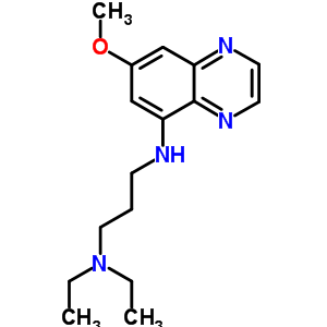 n1,n1-二乙基-n3-(7-甲氧基-5-喹噁啉)-1,3-丙二胺结构式_7403-19-2结构式