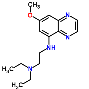 n1,n1-二乙基-n2-(7-甲氧基-5-喹噁啉)-1,2-乙二胺结构式_7403-77-2结构式