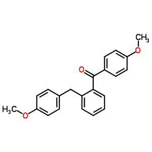 (8CI)-4-甲氧基-2-(p-甲氧基苄基)-苯甲酮结构式_7477-31-8结构式