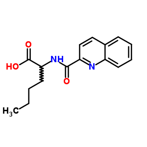 2-(喹啉-2-羰基氨基)己酸结构式_7477-48-7结构式