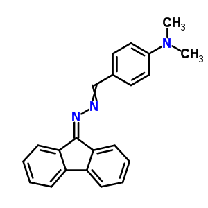4-[(芴-9-基肼基)甲基]-N,N-二甲基-苯胺结构式_75159-08-9结构式