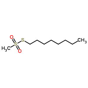 甲烷硫代磺酸辛酯结构式_7559-45-7结构式