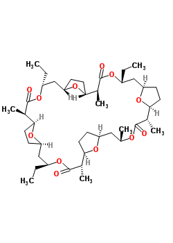 三活菌素结构式_7561-71-9结构式